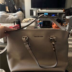 Michael Kors Cream Tote Bag